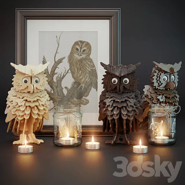 Owls 3DModel