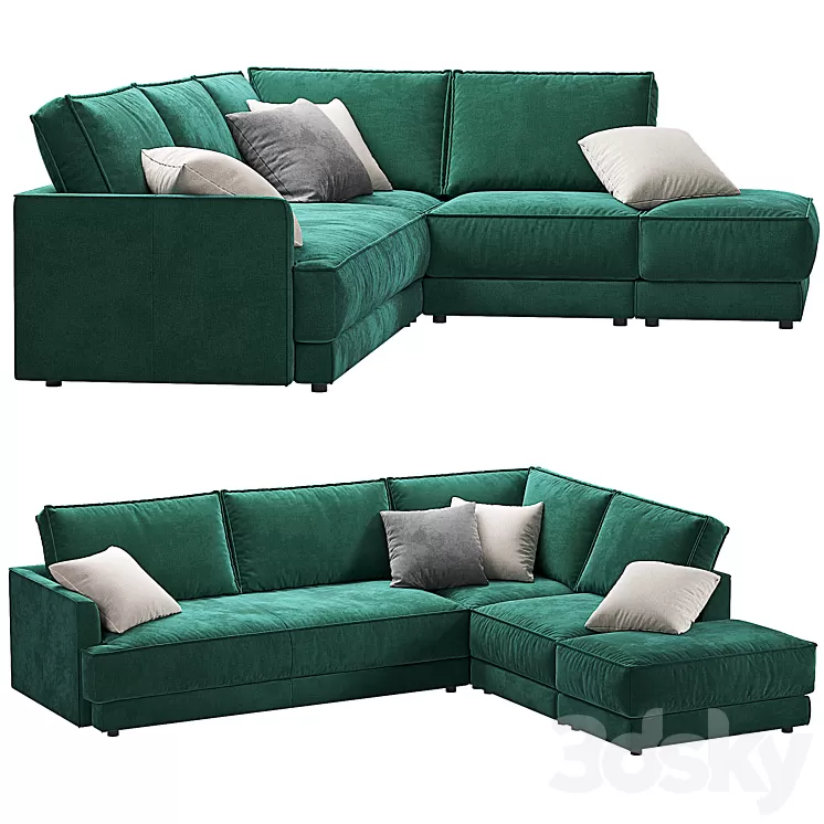 OXFORD sofa NICOLA QUINTO 3D Model OXFORD sofa NICOLA QUINTO 3D Model