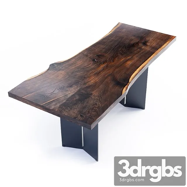 Oxidized oak dining table Oxidized oak dining table