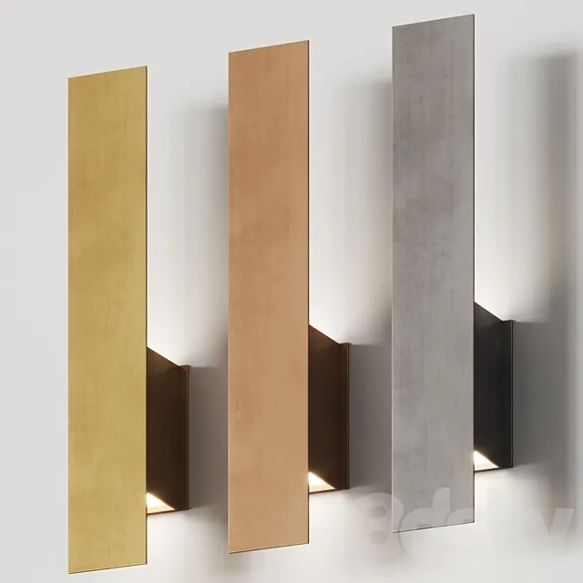 Oxygen Lighting Reflex Wall Lamps 3D Model