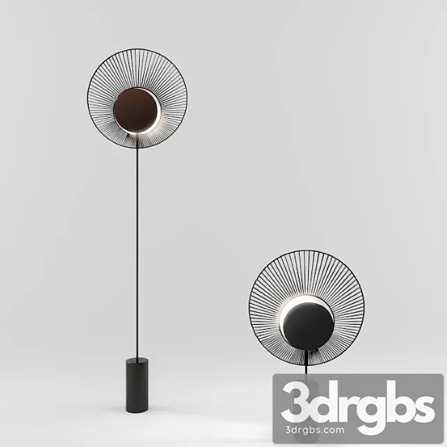 Oyster floor lamp 3D Model Download