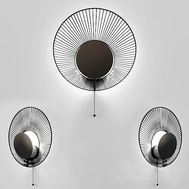 Oyster wall lamp 3DModel
