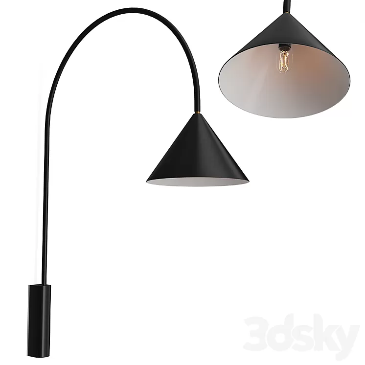 Ozz Wall Lamp By Miniforms 3D Model Ozz Wall Lamp By Miniforms 3D Model