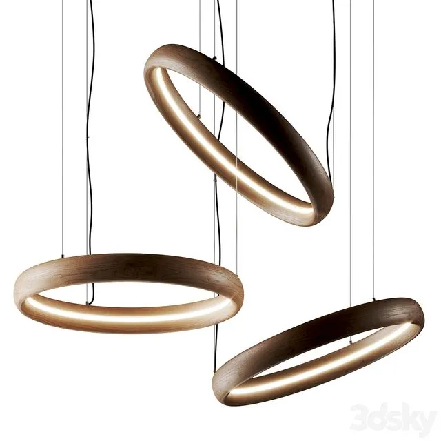 Ozzio Italia Ring Pendant Lamp 3D Model