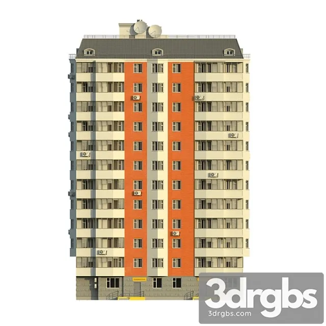 P44t 1 Sektsiia 12etazhei 3D Model Download P44t 1 Sektsiia 12etazhei 3D Model Download