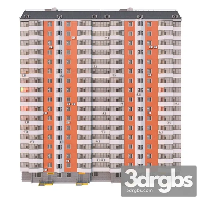 P44t 2 Sektsii 17 Etazhei 3D Model Download P44t 2 Sektsii 17 Etazhei 3D Model Download