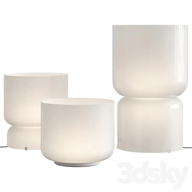 Pablo Design Totem (7 size) 3D Model Pablo Design Totem (7 size) 3D Model