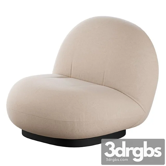 Pacha lounge chair by gubi 2 3D Model Download