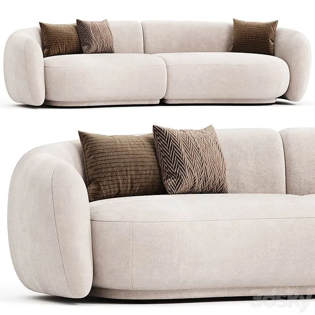 PACIFIC Sofa By Moroso 3D Model PACIFIC Sofa By Moroso 3D Model