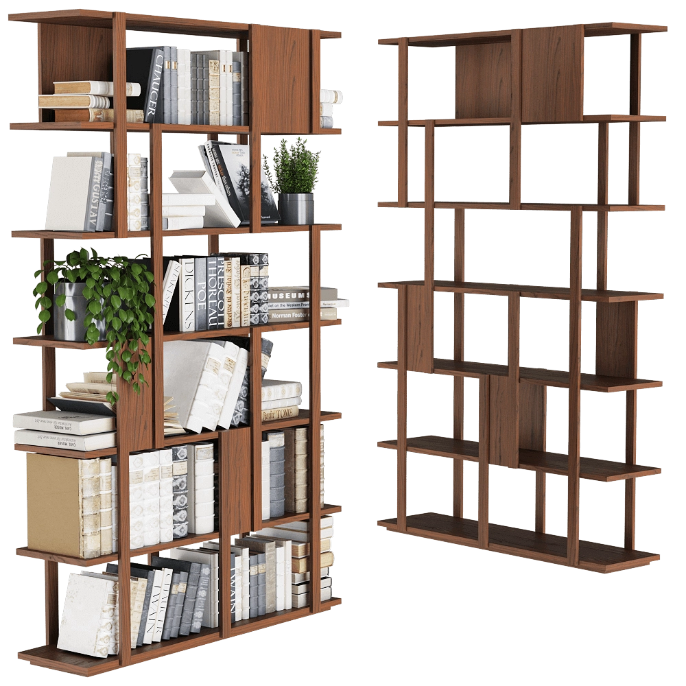 Pacini & Cappellini – Bookcase Marila 3D Model Pacini & Cappellini – Bookcase Marila 3D Model