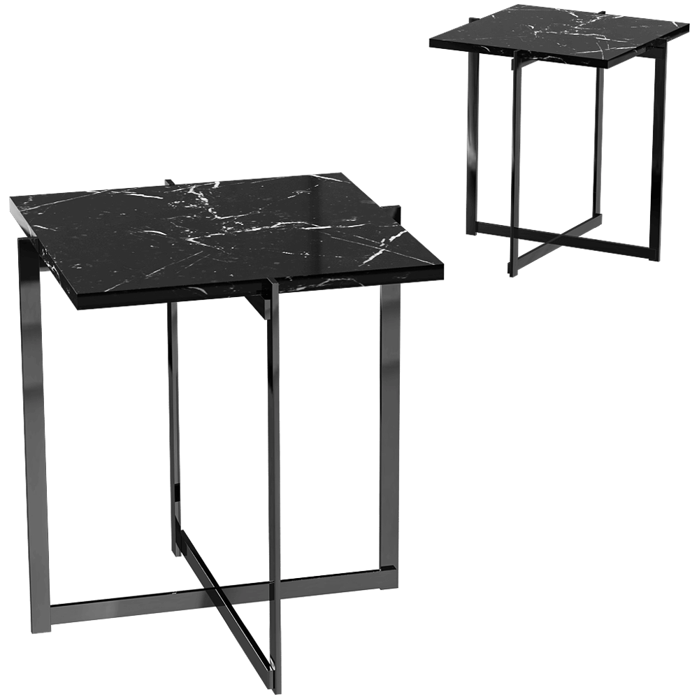 Pacini & Cappellini – Coffee table BLACK 3D Model Pacini & Cappellini – Coffee table BLACK 3D Model