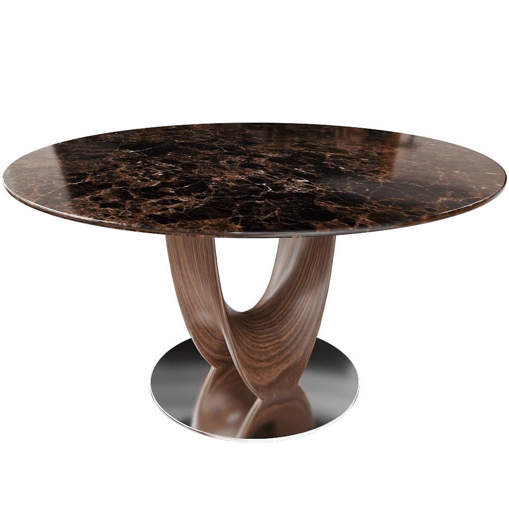 Pacini & Cappellini – Dining table Axis 3D Model Pacini & Cappellini – Dining table Axis 3D Model