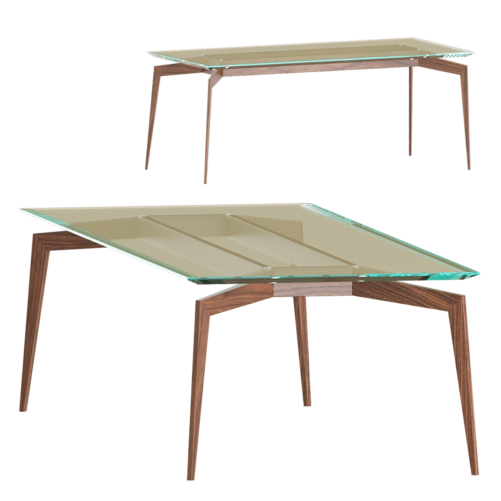 Pacini & Cappellini – Dining table HOPE 3D Model Pacini & Cappellini – Dining table HOPE 3D Model