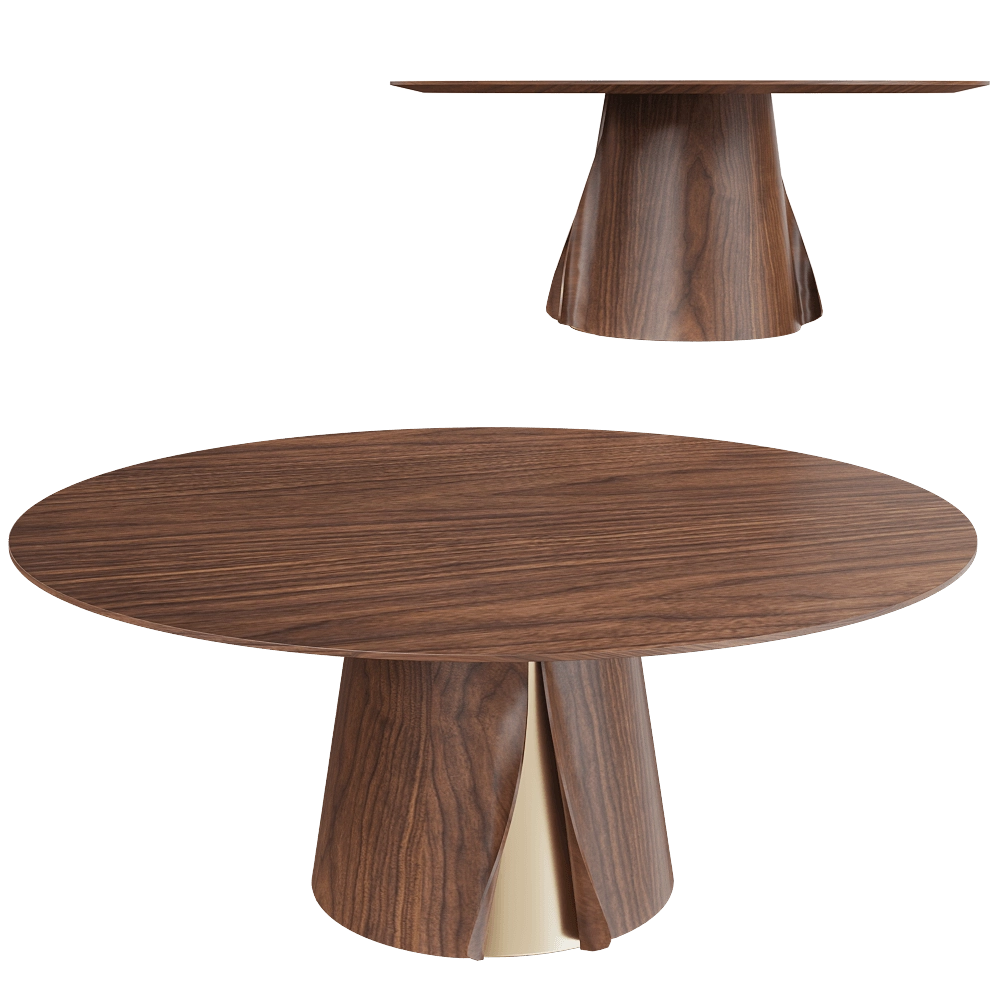 Pacini & Cappellini – Dining table SHELL 3D Model Pacini & Cappellini – Dining table SHELL 3D Model