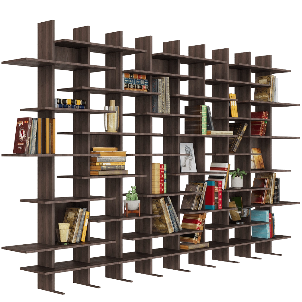 Pacini & Cappellini – Modular bookcase Elisabeth 3D Model Pacini & Cappellini – Modular bookcase Elisabeth 3D Model