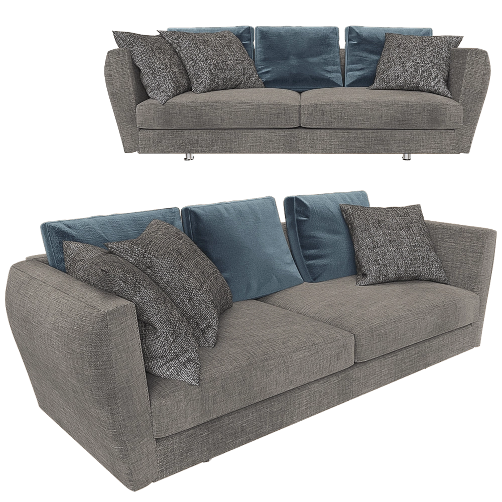 Pacini & Cappellini – Sofa Ester 2 3D Model Pacini & Cappellini – Sofa Ester 2 3D Model