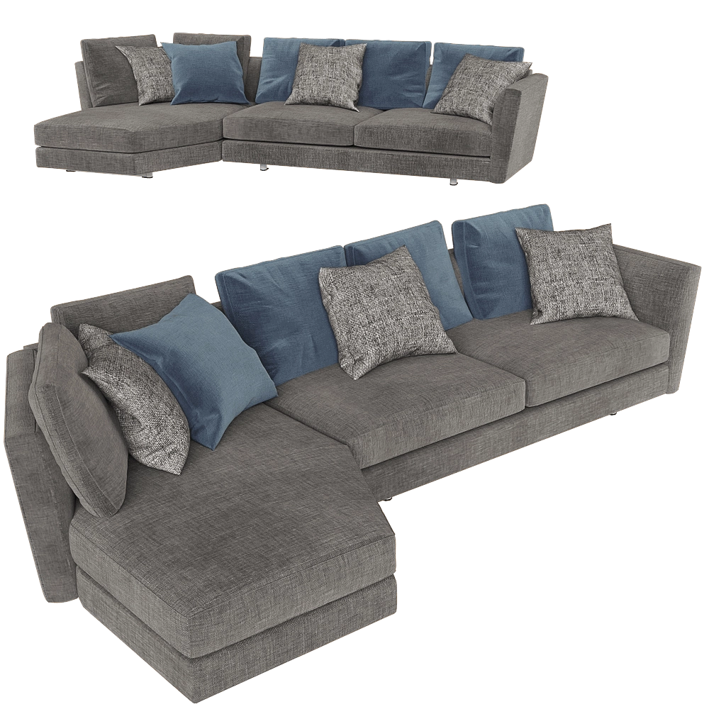 Pacini & Cappellini – Sofa Ester 3 3D Model Pacini & Cappellini – Sofa Ester 3 3D Model