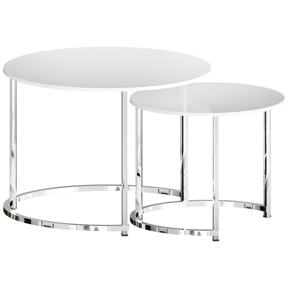 Pacini & Cappellini – Stackable coffee tables CIN-CIN 3D Model Pacini & Cappellini – Stackable coffee tables CIN-CIN 3D Model