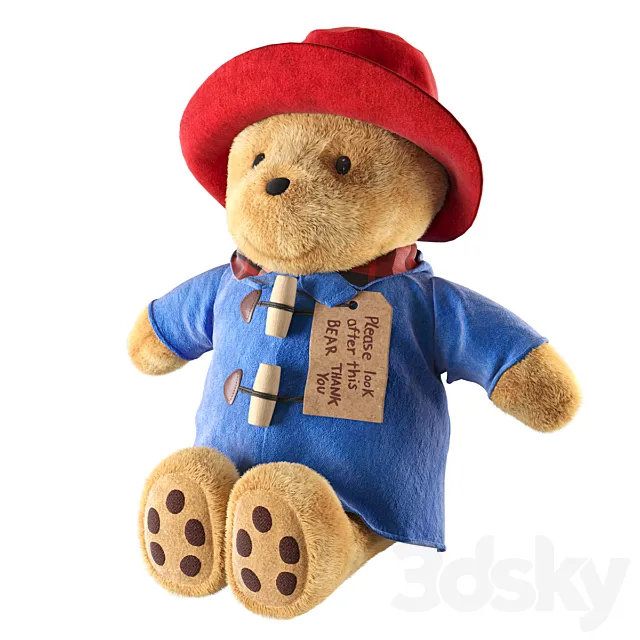 Paddington Bear 3D Model Paddington Bear 3D Model