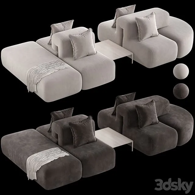 Padun Sofa 3D Model Padun Sofa 3D Model