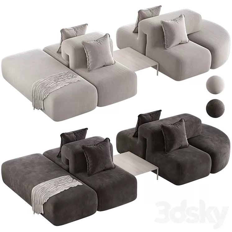 Padun Sofa 3D Model Padun Sofa 3D Model