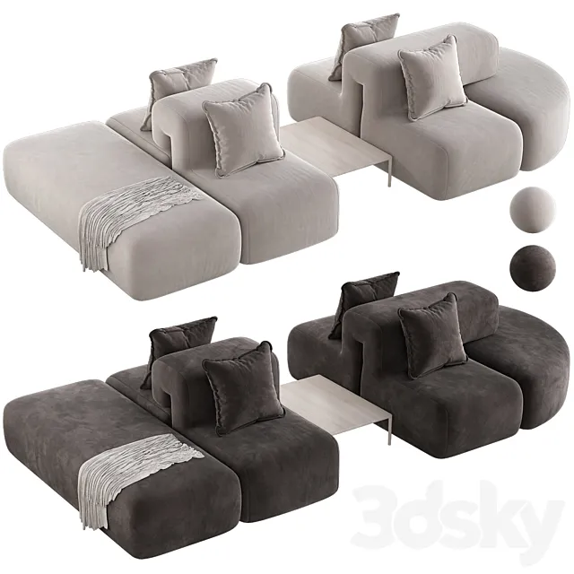 Padun Sofa 3DModel Padun Sofa 3DModel