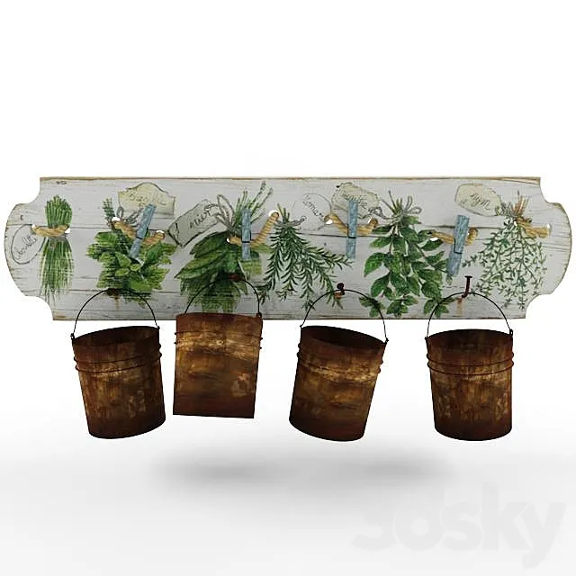 Pails 3D Model Pails 3D Model