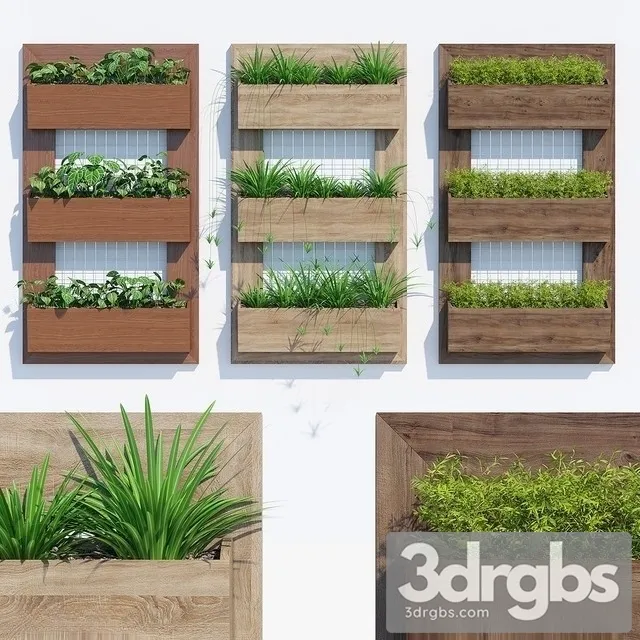 Painel Horta Veryical One 3D Model Download