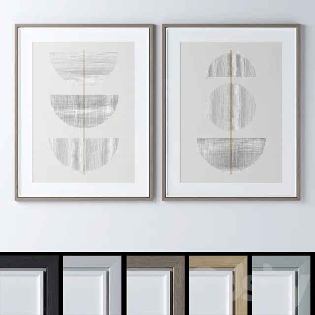 Paint Frame 0014 3D Model