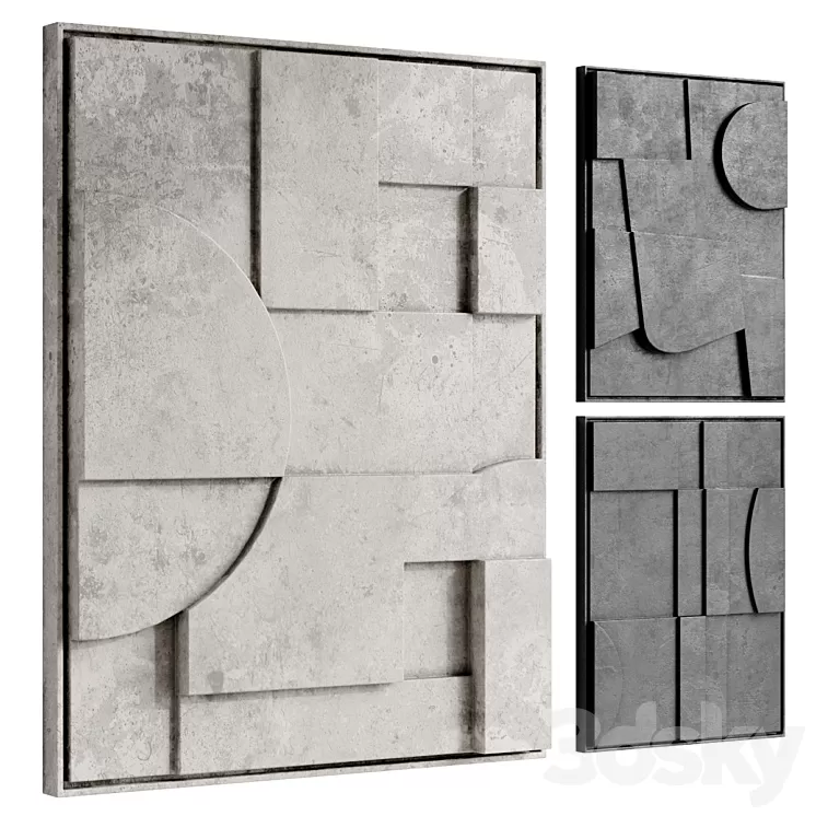 Painted by Edith Beurskens 3D Model Free Download