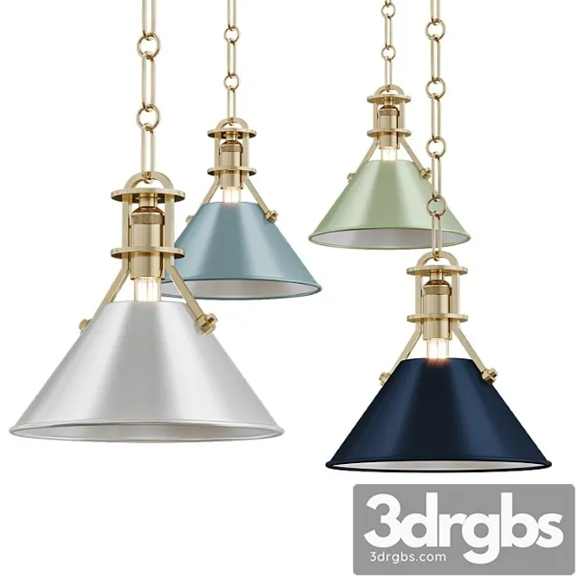 Painted Cone 1 3D Model Download