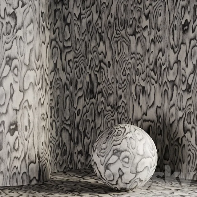 Painted plywood 02 3D Model