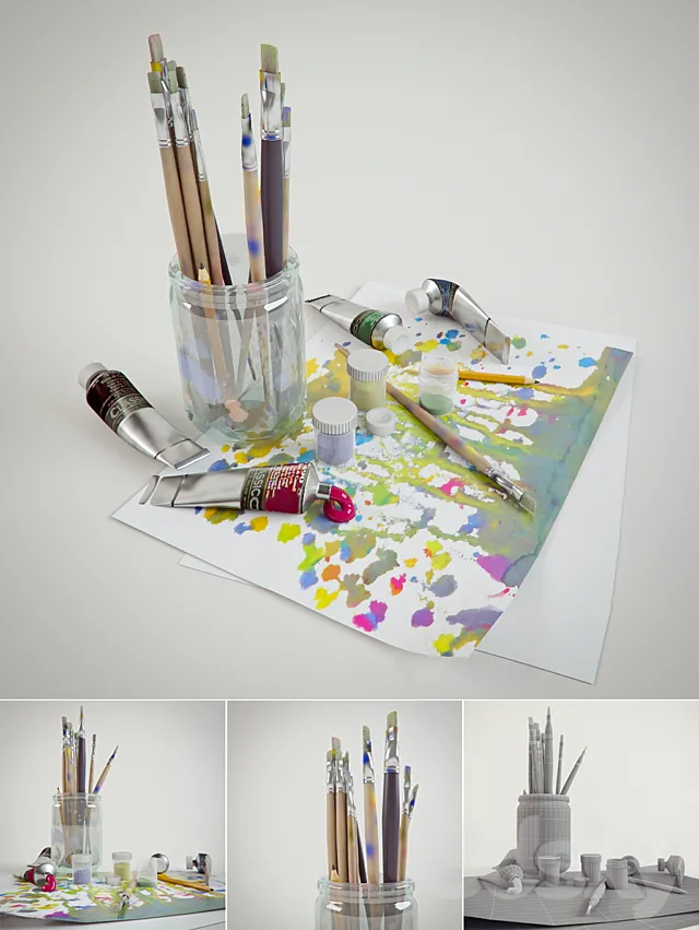 painting 3DModel painting 3DModel