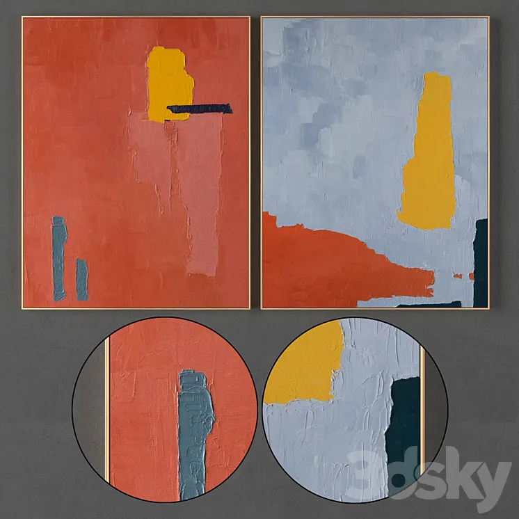 Painting 919 3D Model Free Download