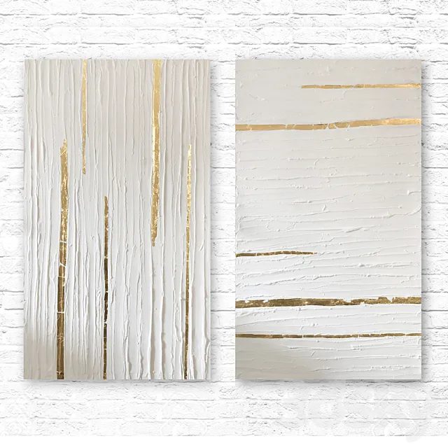 Painting abstraction 3D Model Painting abstraction 3D Model