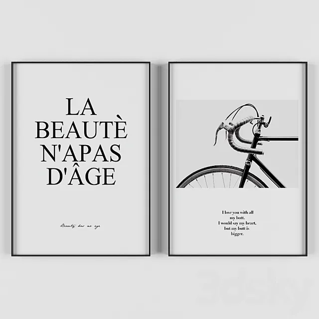 Painting Set 09 3DModel Painting Set 09 3DModel