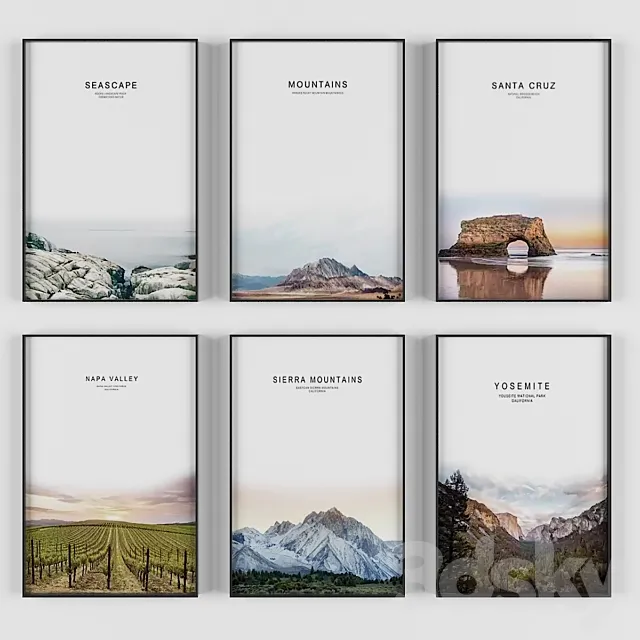 painting set 21 3D Model painting set 21 3D Model