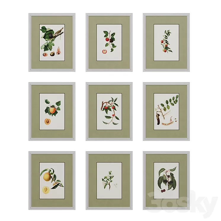 Painting set 3D Model Free Download Painting set 3D Model Free Download