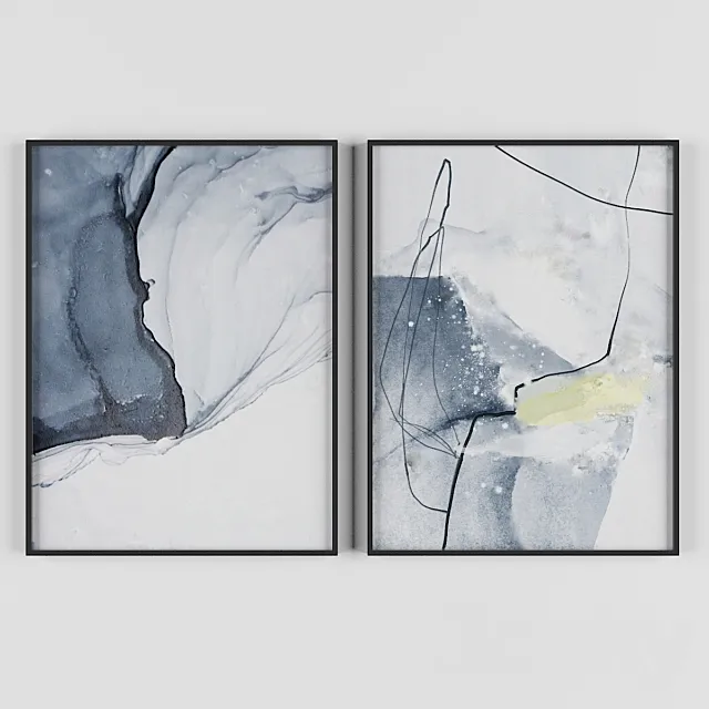 painting set 63 3D Model painting set 63 3D Model