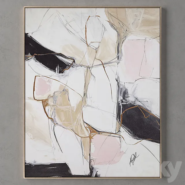 Painting_015 3D Model Painting_015 3D Model