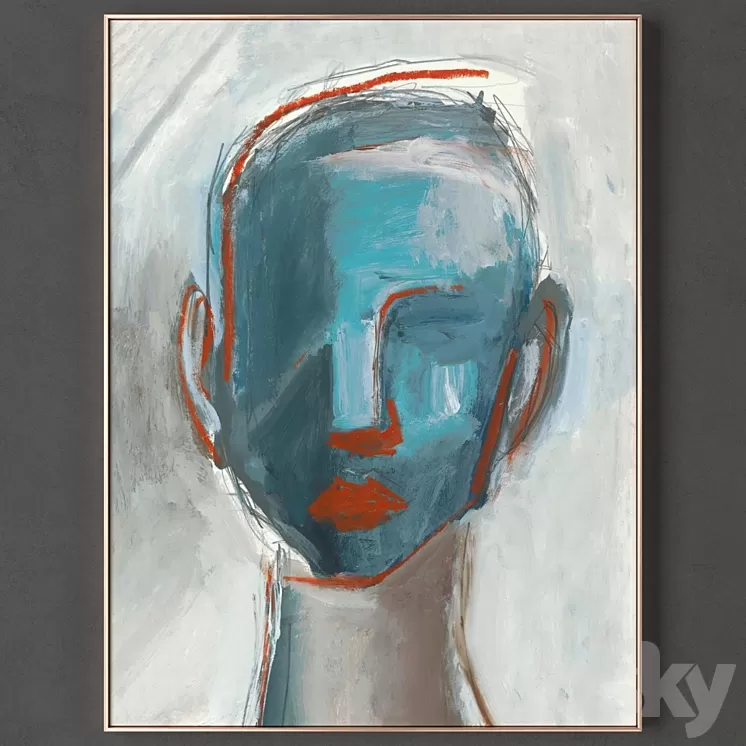 Painting_1192 3D Model Painting_1192 3D Model