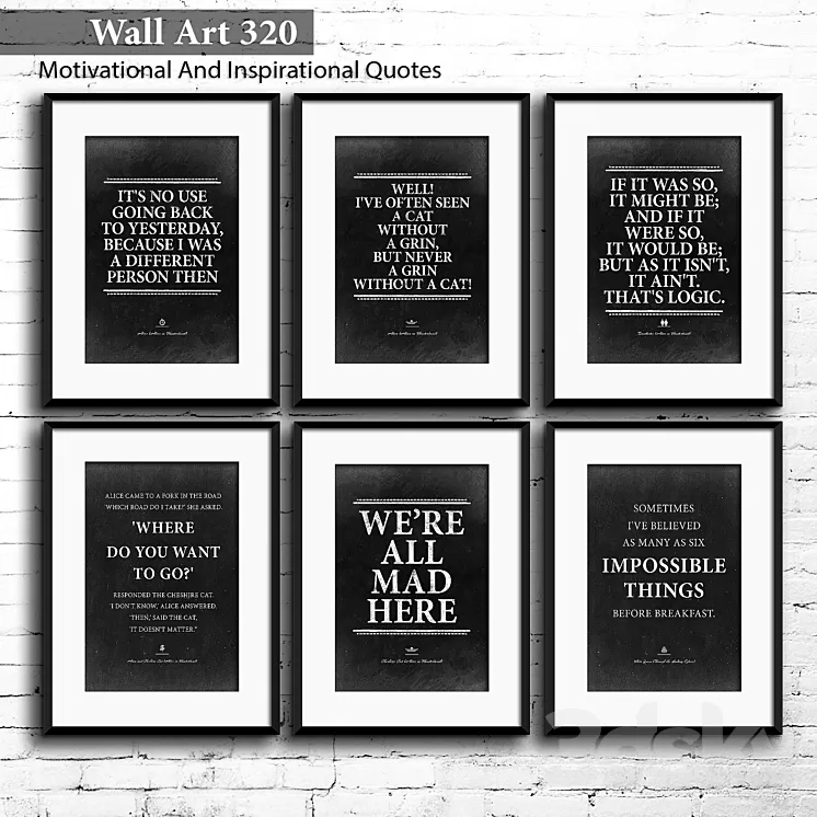 Paintings 320 3D Model