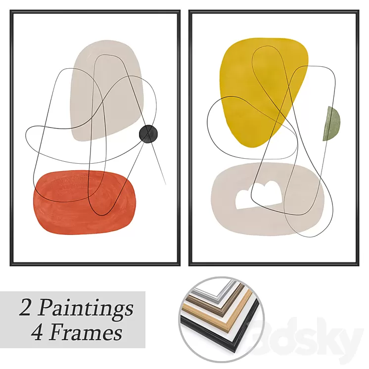 paintings 3D Model - 3DSKY Decor Helper