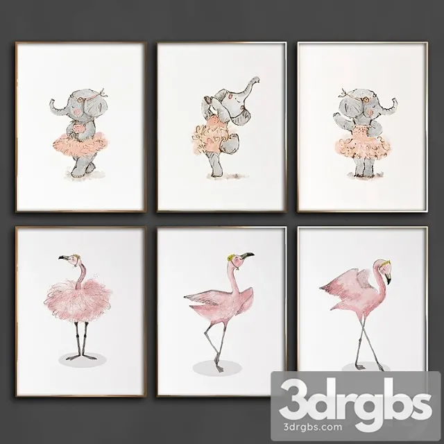 Paintings 664 3D Model Download