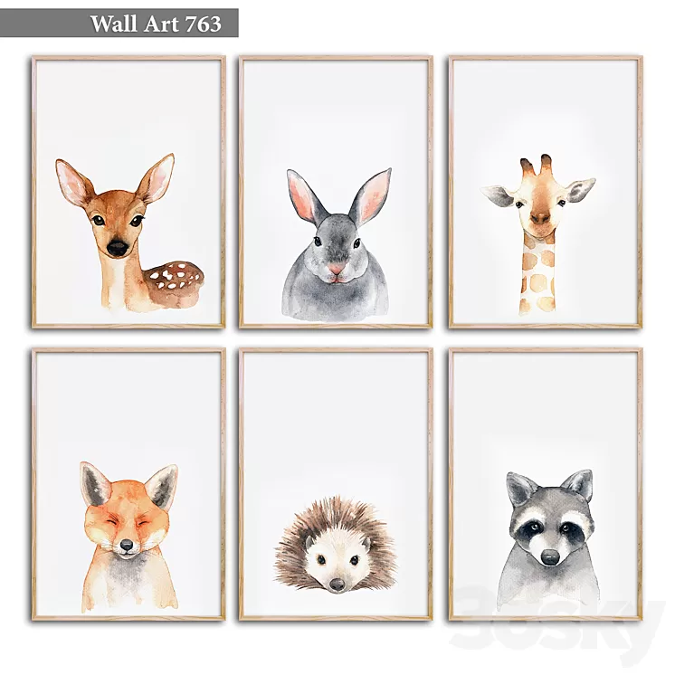 Paintings 763 3D Model Free Download