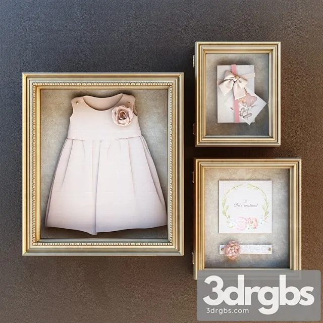 Paintings For Childrens Room 3 3D Model Download