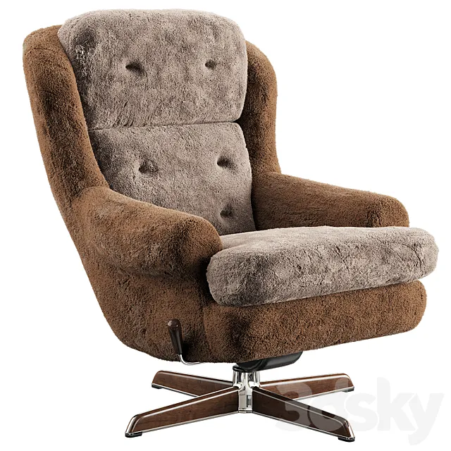 Pair Of Dux Armchairs 3DModel