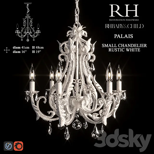 Palais Chandelier 3DModel Palais Chandelier 3DModel