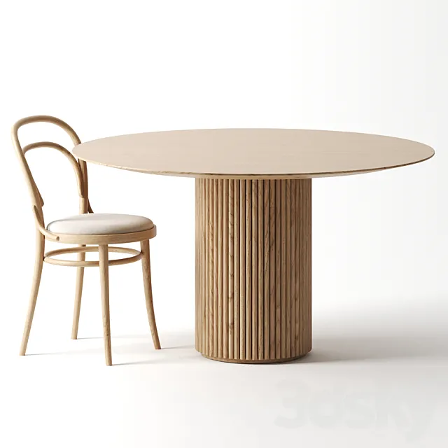 PALAIS ROYAL Dining table by Asplund 3D Model