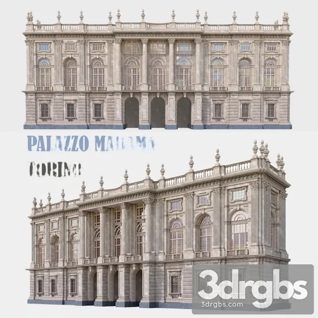 Palazzo Madama Bilding 3D Model Download Palazzo Madama Bilding 3D Model Download